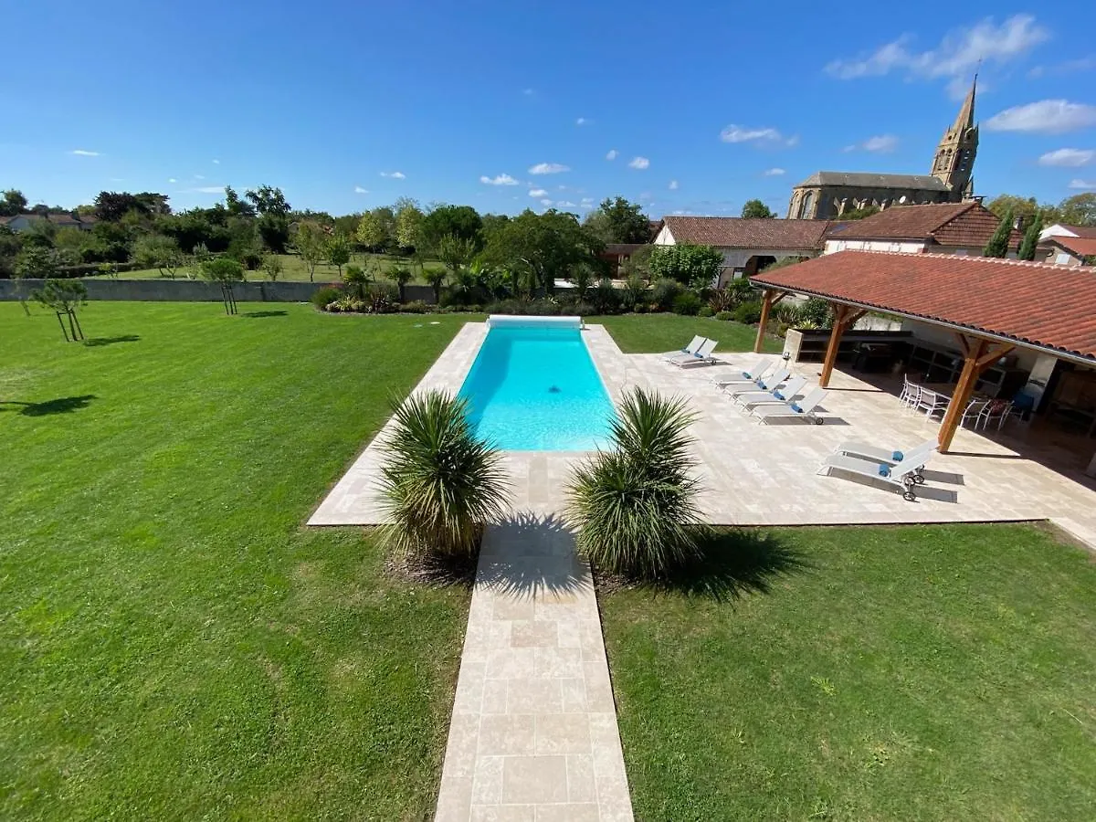 Willa Large House Near Marciac & Heated Salt Water Pool Plaisance
