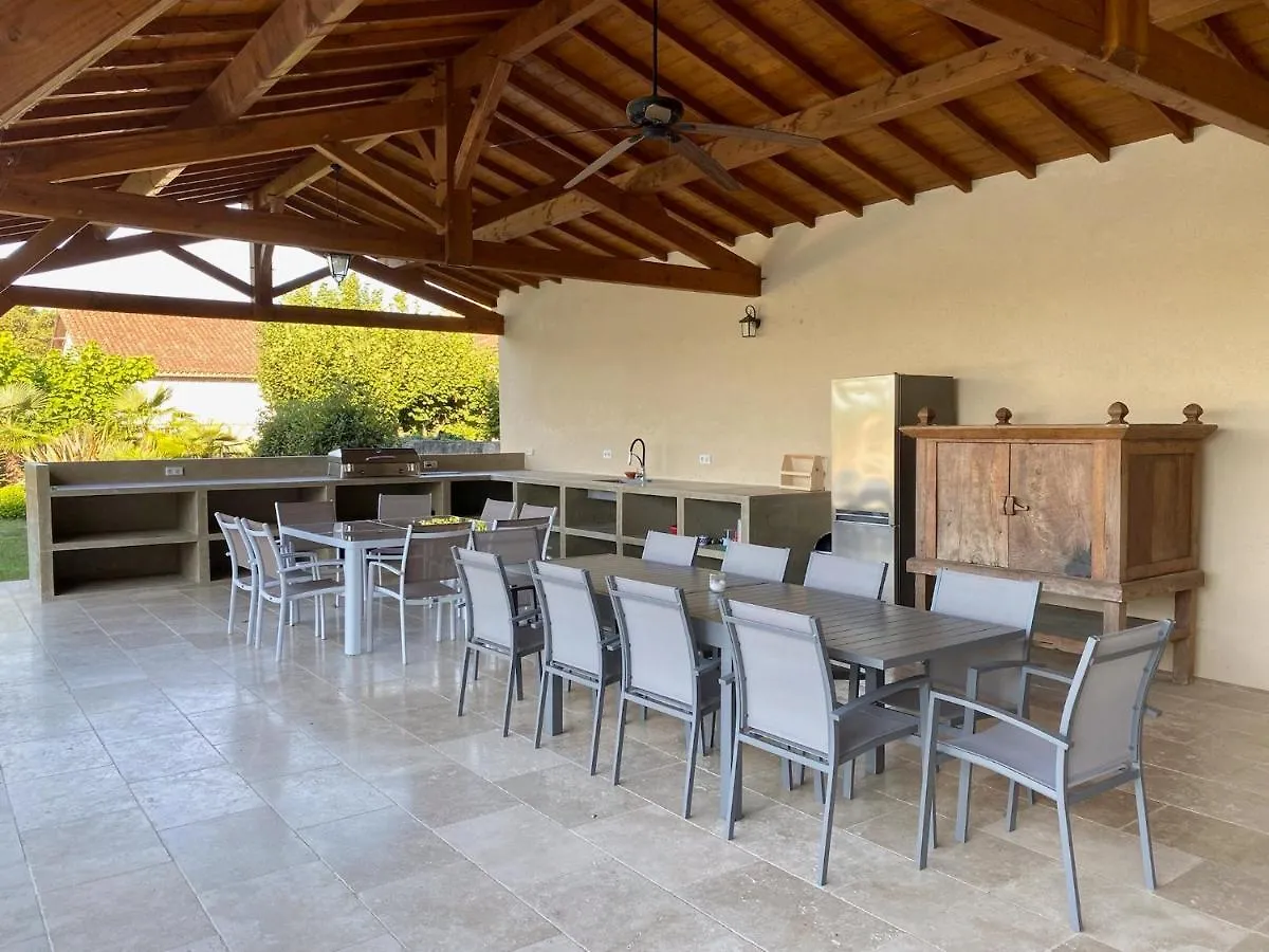 Large House Near Marciac & Heated Salt Water Pool Villa Plaisance